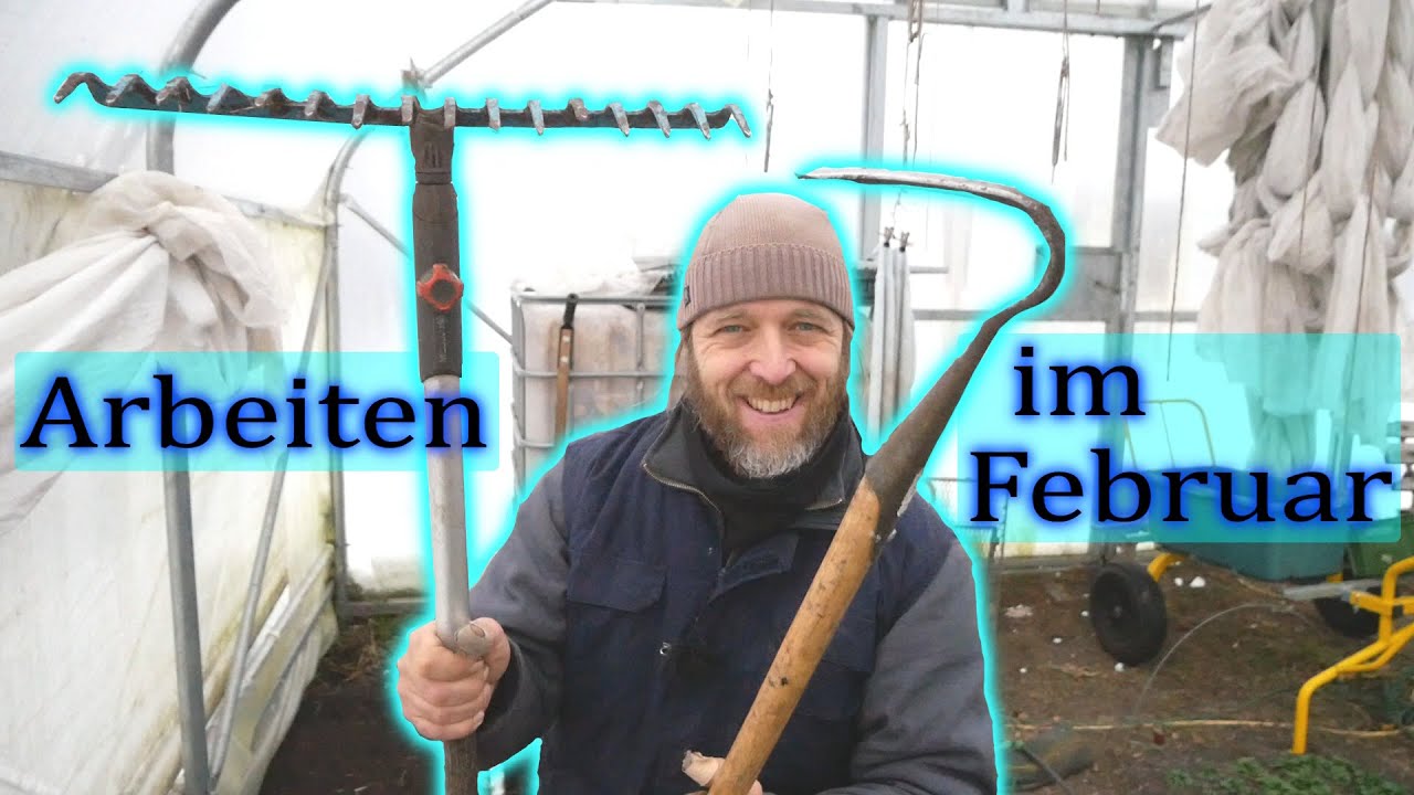 Welche Arbeiten stehen im Februar an - Es hat geschneit