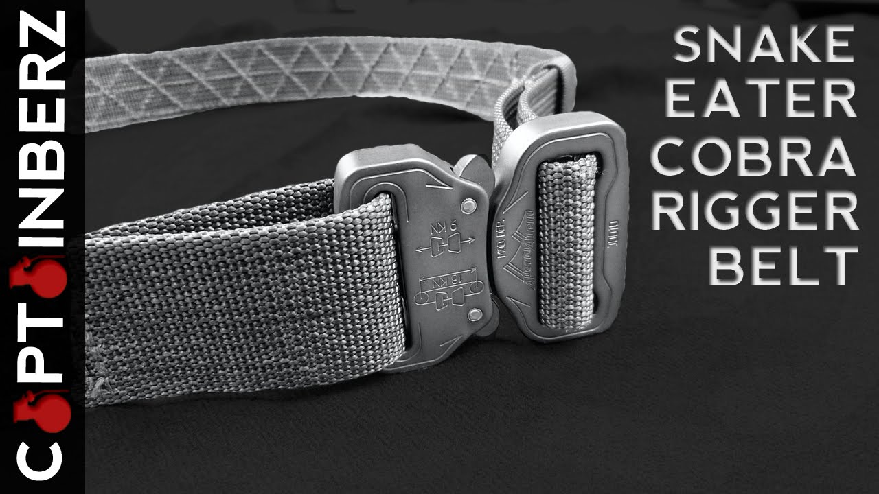 Snake Eater Tactical Cobra Riggers Belt (Calling Shotgun for EDC!)