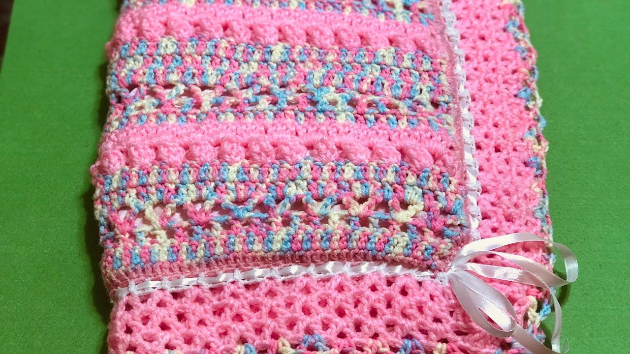 MANTA O COBIJA A CROCHET FACIL TATIANA