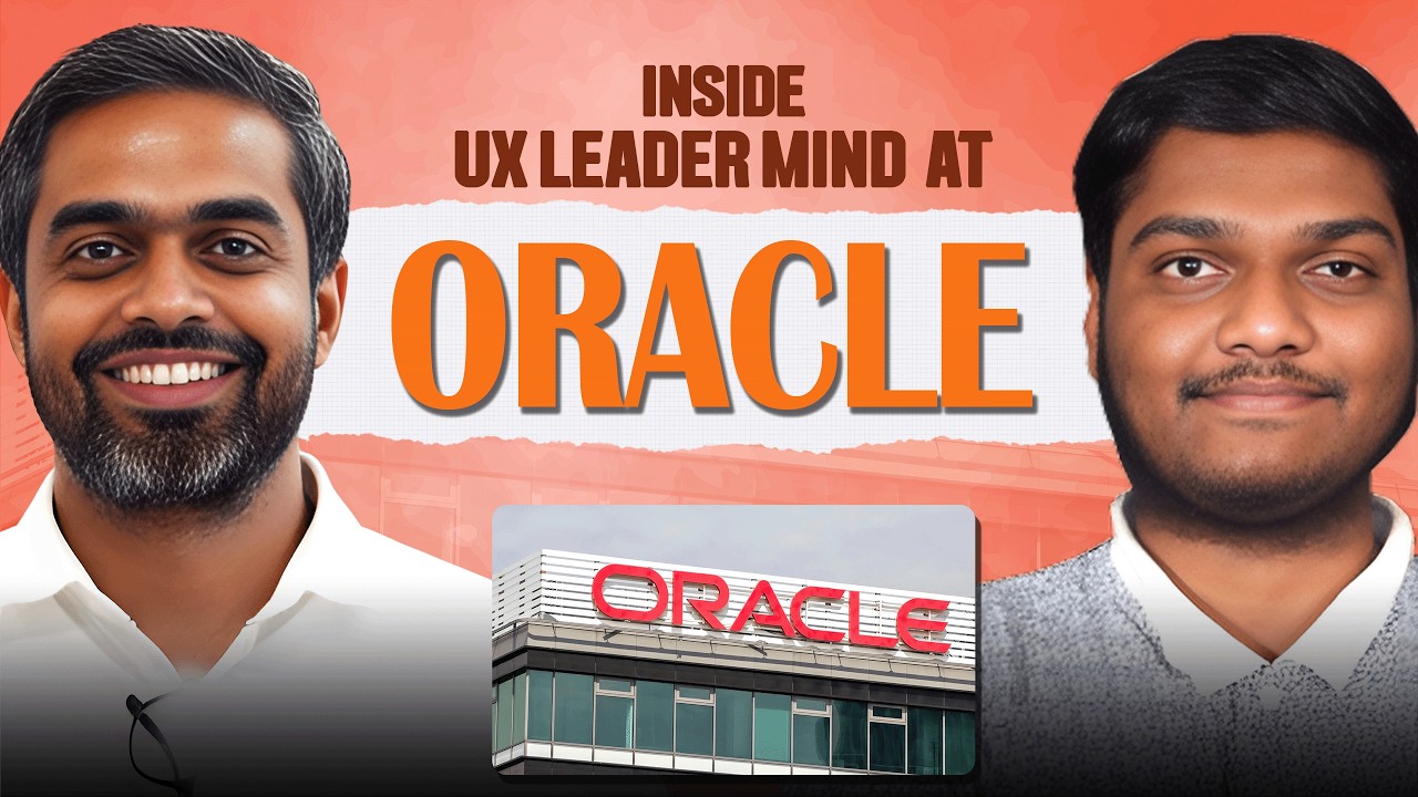 How Senior Principal UX Designer at Oracle thinks while solving a problem ft.Daiapayan Bhattacharjee