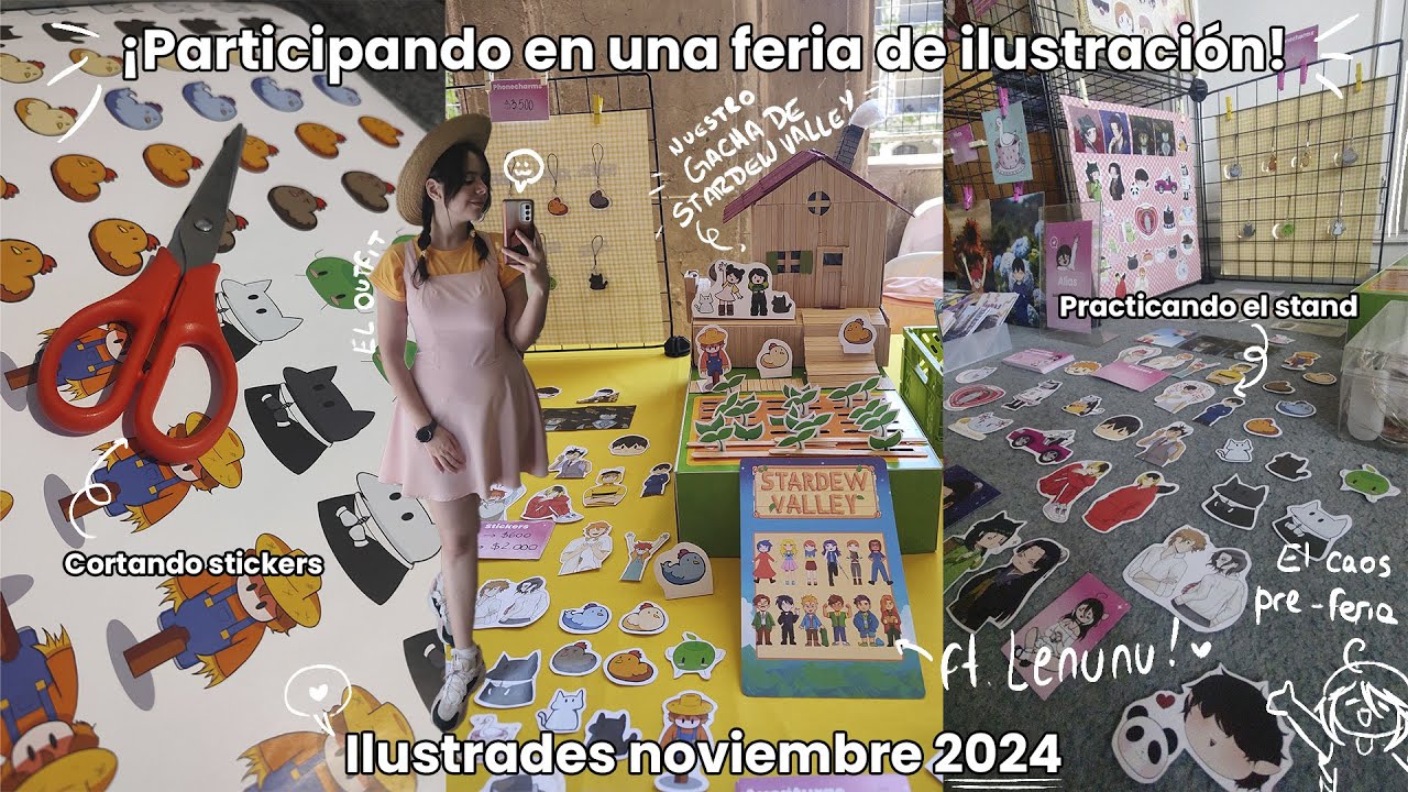 ¡Ilustrades noviembre 2024! || Últimas preparaciones, practicando el stand y la feria! ☆* o(≧▽≦)o *☆