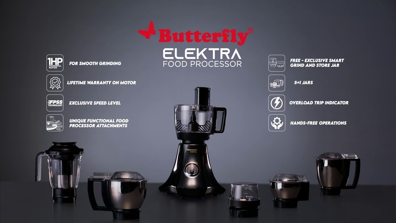 butterfly elektra food processor