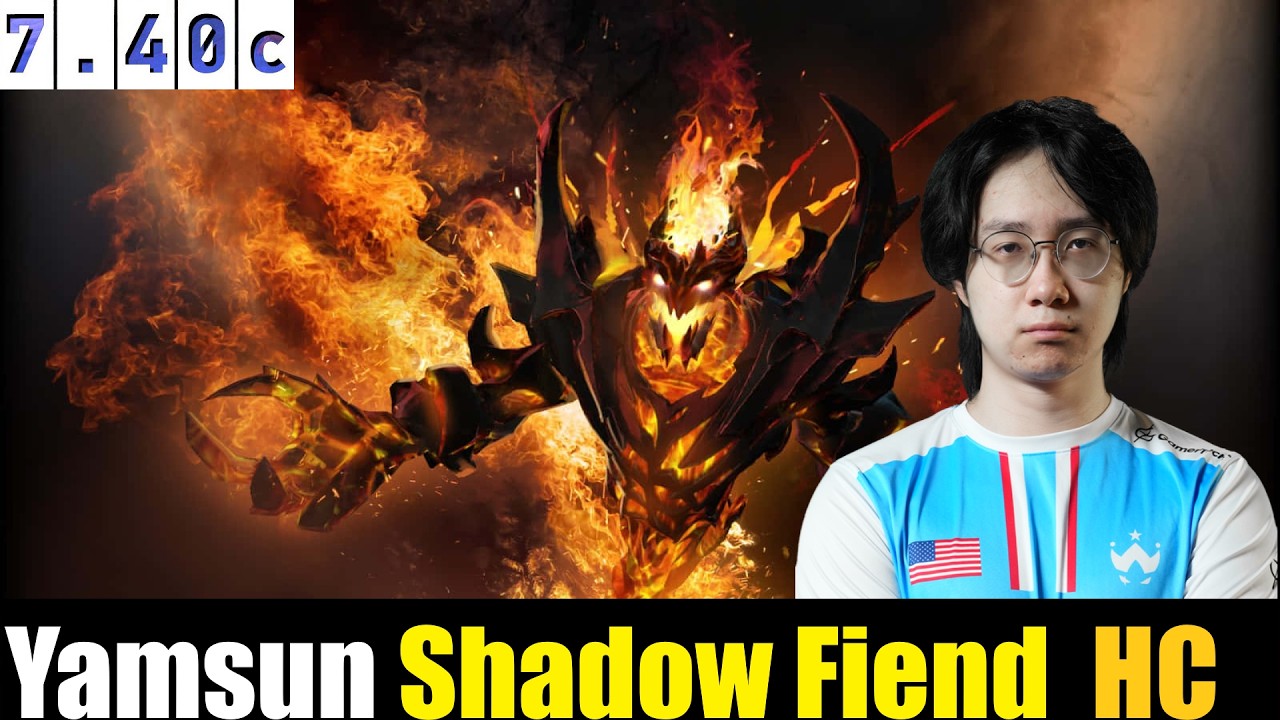 🤯Yamsun [Shadow Fiend] HC 7.40c- DOTA 2 HIGHEST MMR #dota2  #dota2gameplay  #dota2