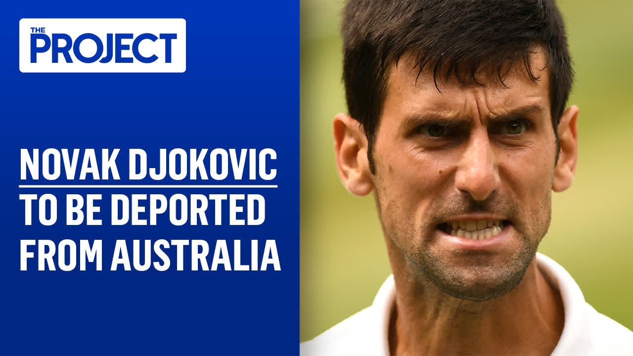 Novak Djokovic To Be Deported After Losing Case