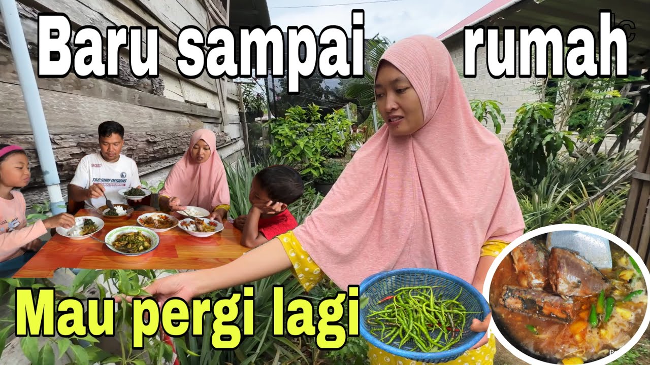 BARU SAMPAI RUMAH SUDAH MAU PERGI LAGI⁉️ RENCANA KITA KE TEMPAT YANG DI……….