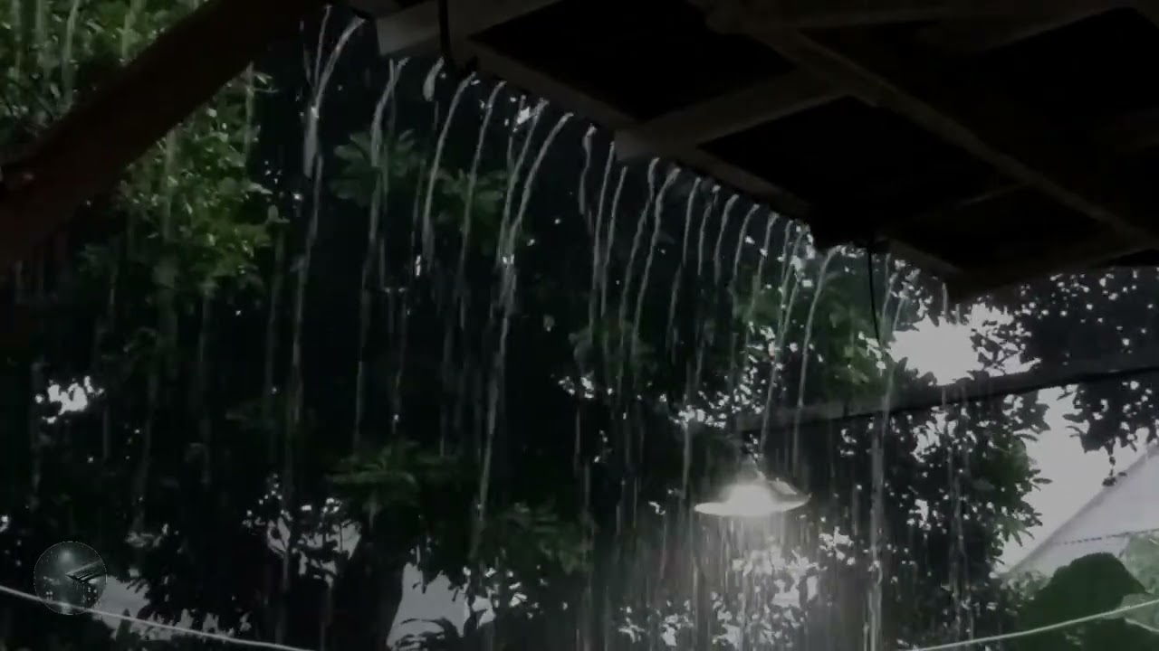 Heavy Rain on Metal Roof 🌧️ Sleep Instantly | Anxiety Relief & Deep Sleep