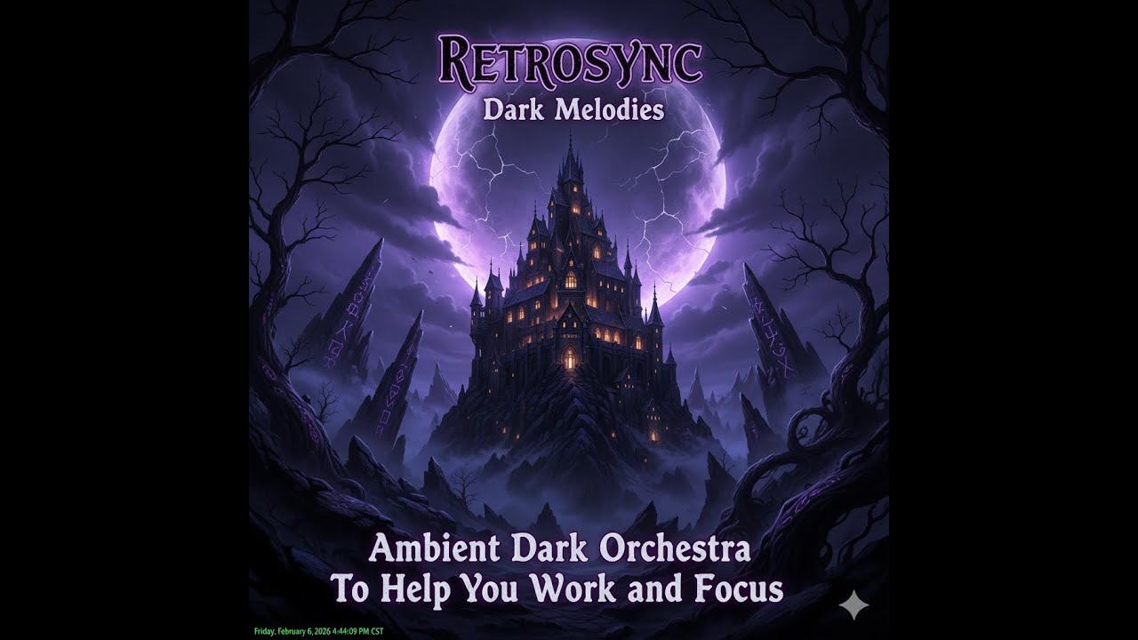 Deep Focus for Dark Minds 🌘 Ambient Orchestral Music for Work & Study