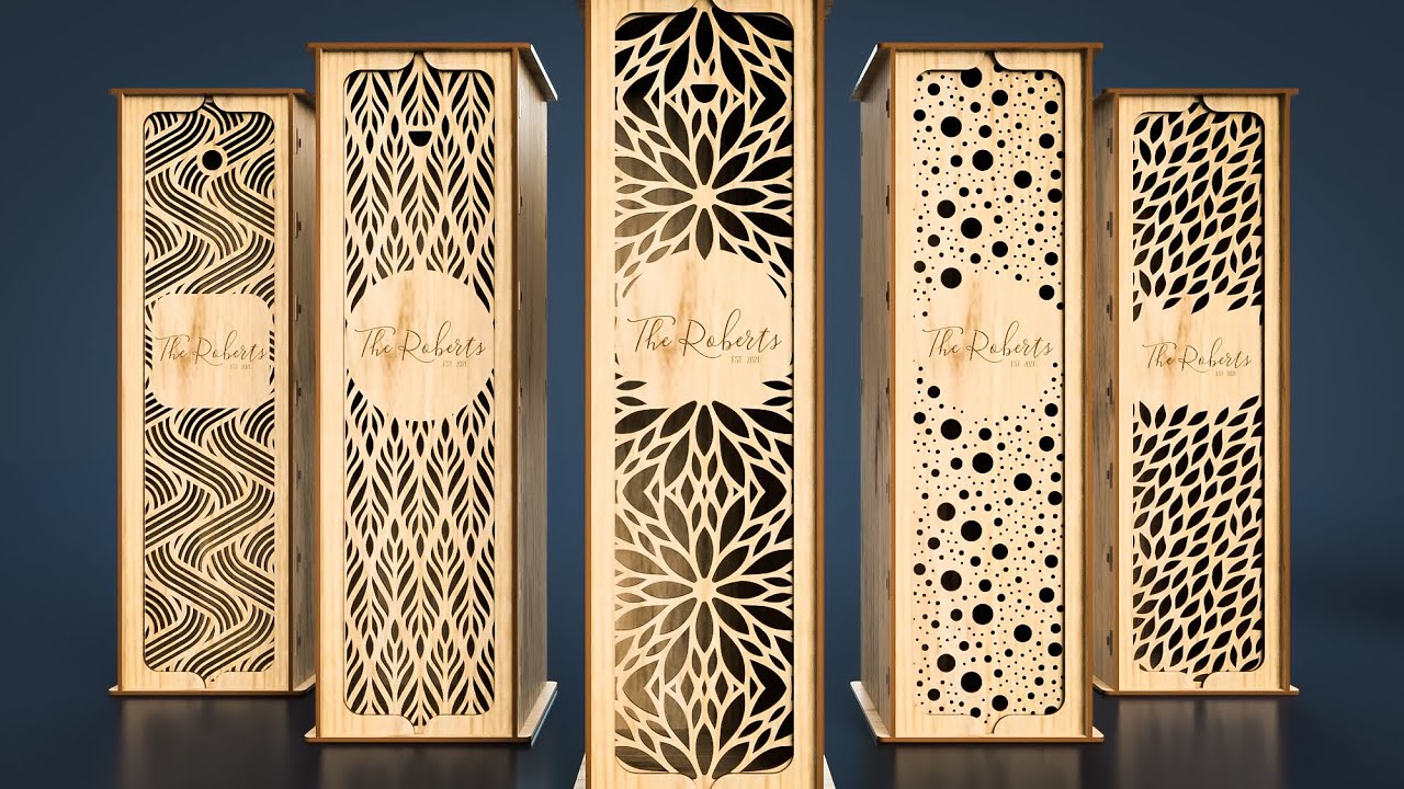 Laser Cut File Wine Box Assembly Tutorial