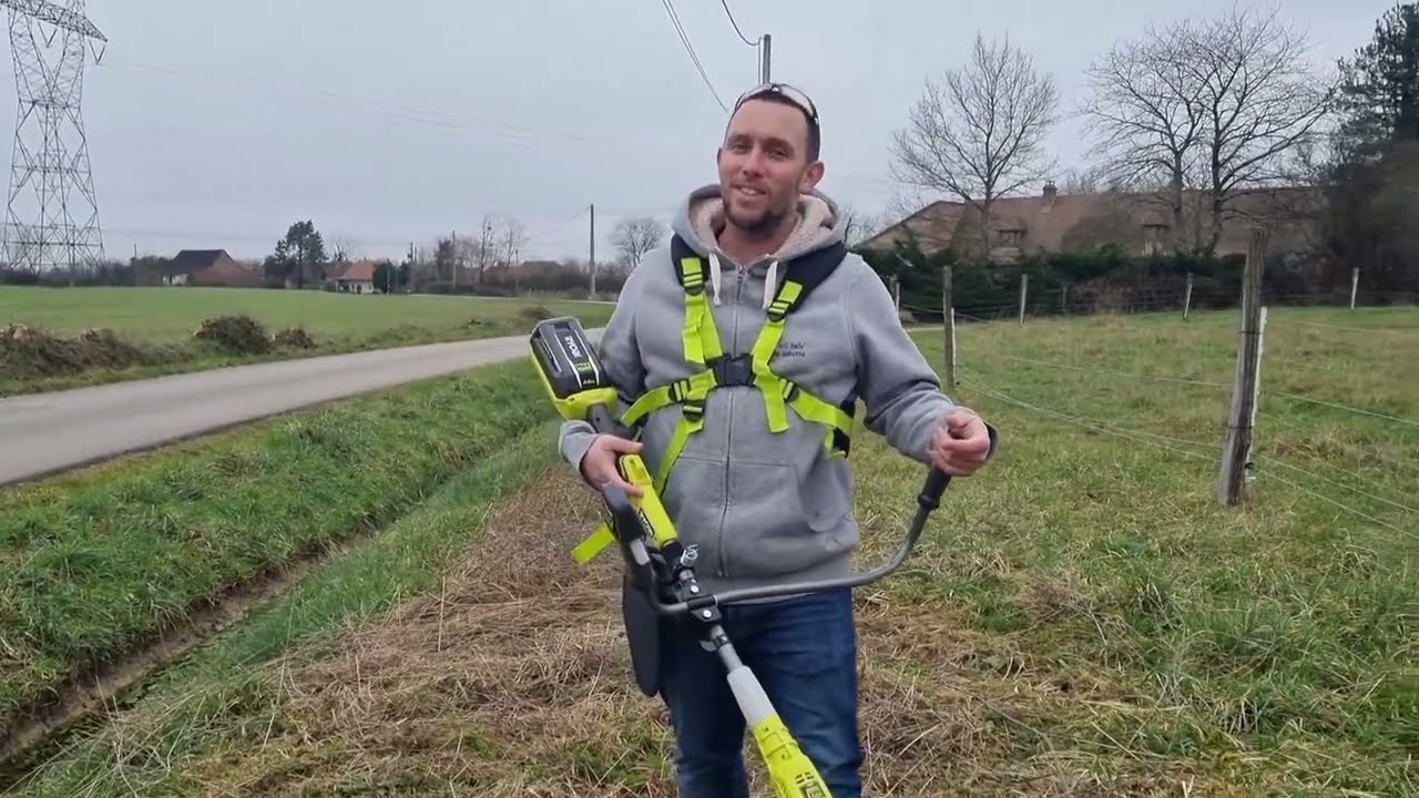 Débroussailleuse Ryobi 36V 🔋 Efficace ou pas ? Mon test sans filtre !