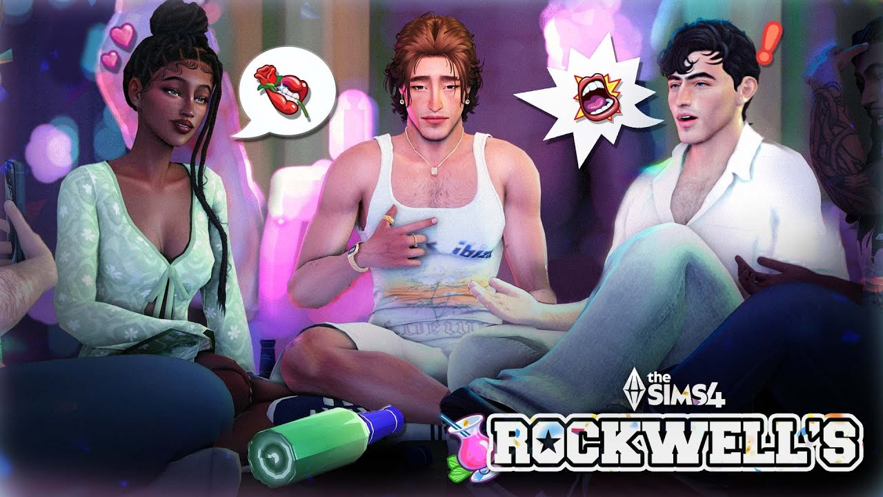 SPIN THE BOTTLE WENT SO WRONG 😥 | The Sims 4 Rockwell's