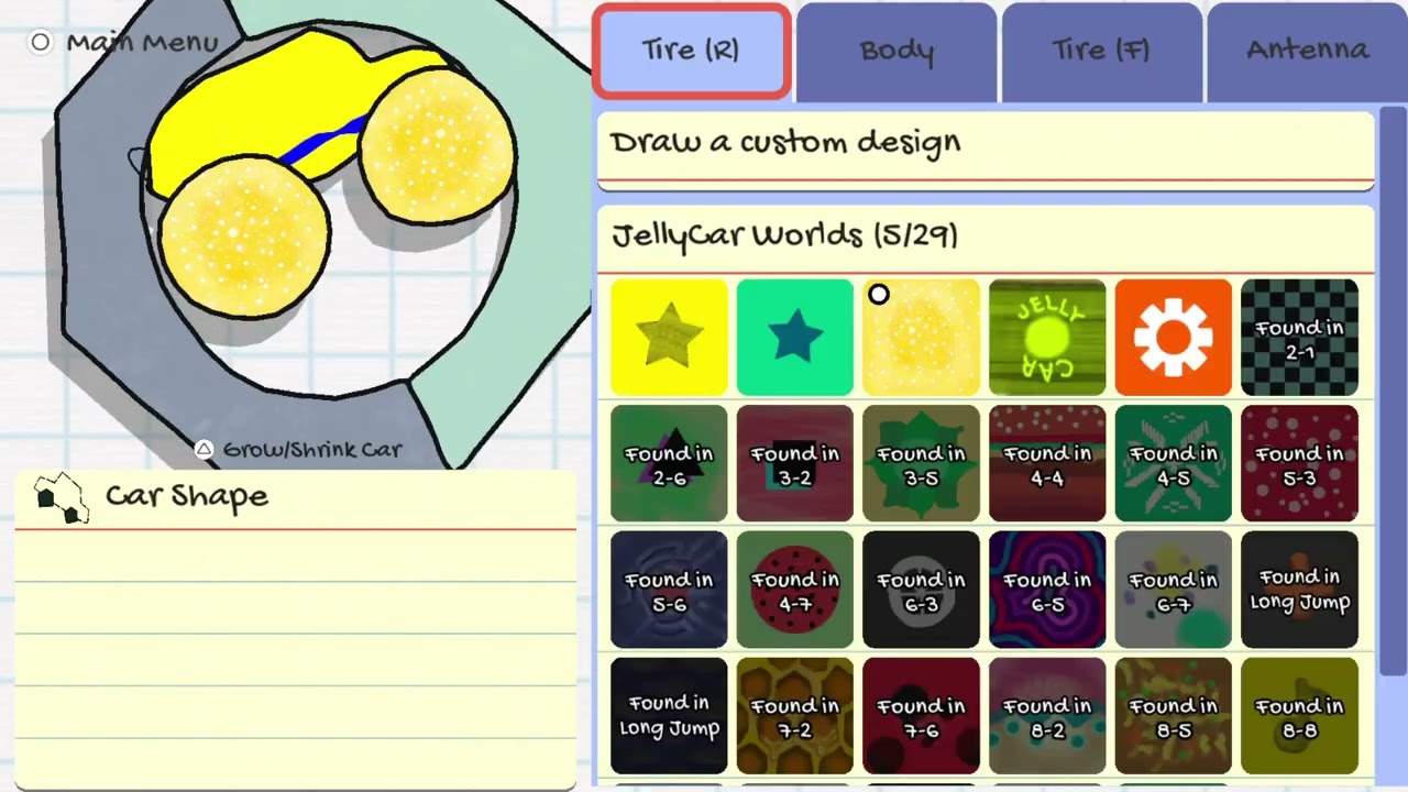 JellyCar Worlds - Custom Car (Wolf Mobile)