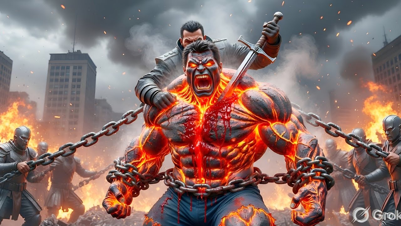 Red Hulk Saves His Daughter From Thanos | Epic Battle Scene | Hulk vs Thanos Fight 8K 🔥#RedHulkraj