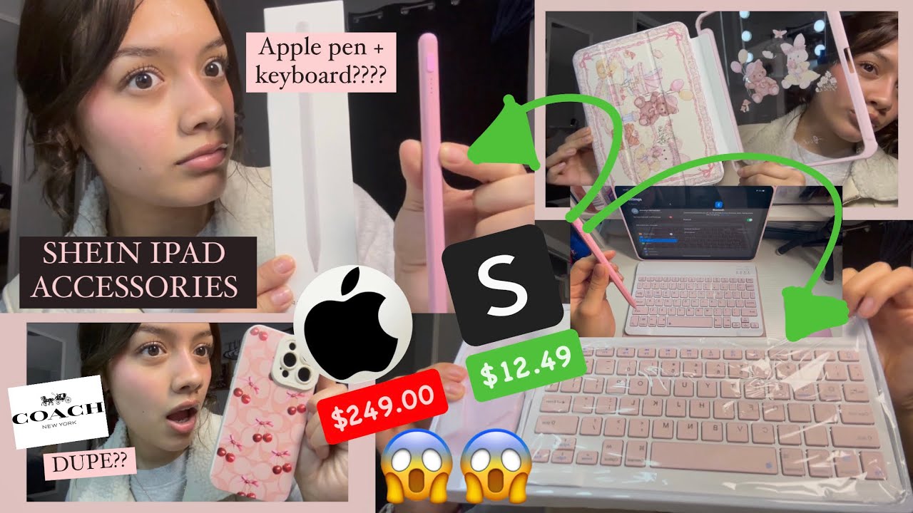 SHEIN APPLE KEYBOARD, MOUSE AND PEN??? (+many more iPad accessories!!)