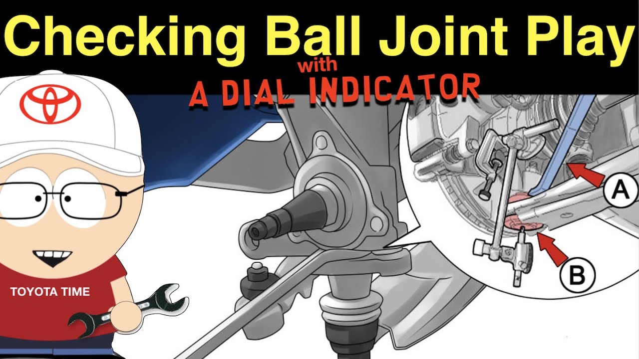 Checking Balljoint Play with a Dial Indicator