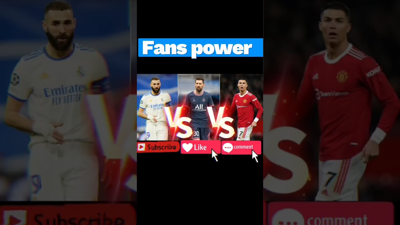 fans power #shorts #reesls #reelsfootball #messifans #ronaldofans #karimbenzema #fifa22