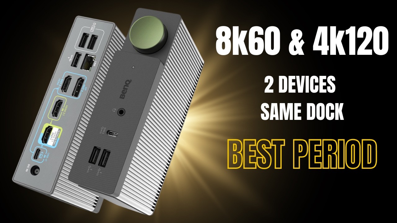 Best Docking Station Gaming/Work Hybrid Desk 2024 BenQ DP1310