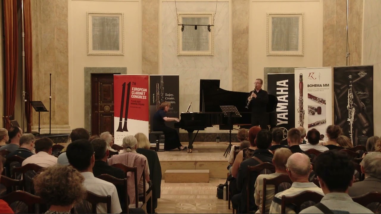 Leoš Janáček -  Sonata for clarinet and piano. Karel Dohnal clarinet, Eliška Novotná piano