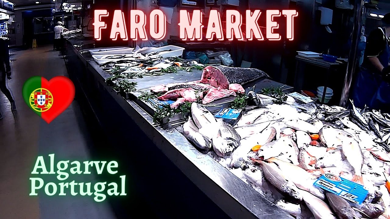 Faro Market Walk Algarve Portugal Street Food Travel Blog 🇵🇹🍗🐟🍓