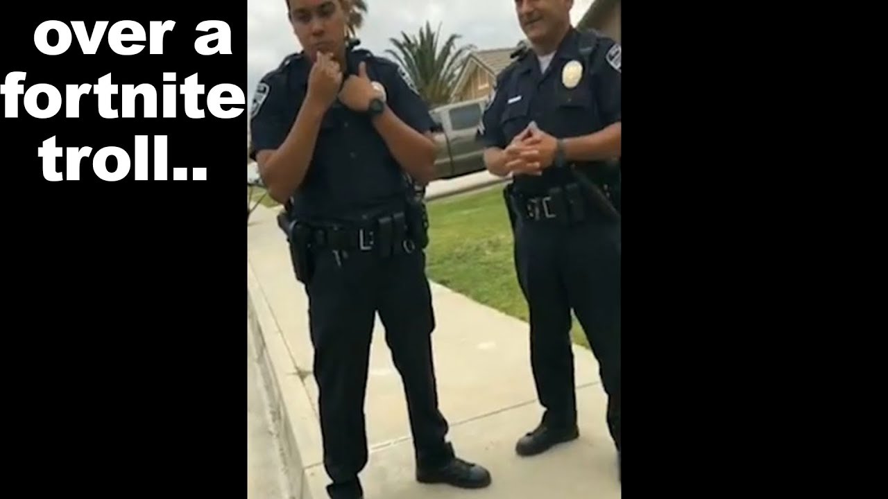 I almost got arrested for trolling this kid on Fortnite..
