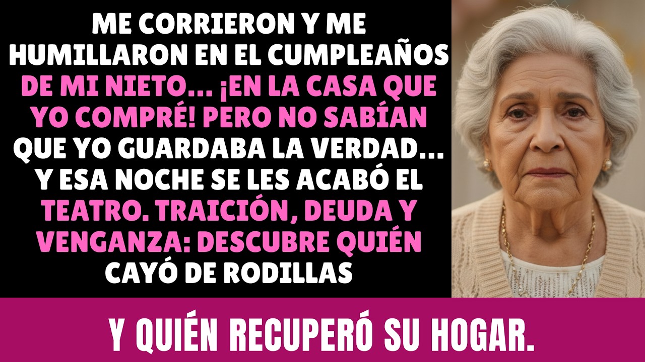 En la fiesta de cumpleaños de mi nieto, mi nuera me humilló frente a todos y me echó