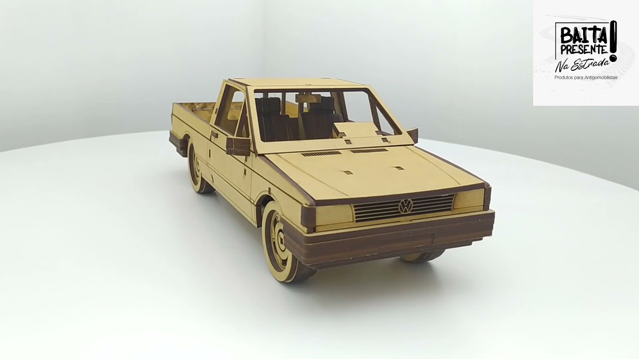 Quebra Cabeça 3D Montável Miniatura Volkswagen Saveiro
