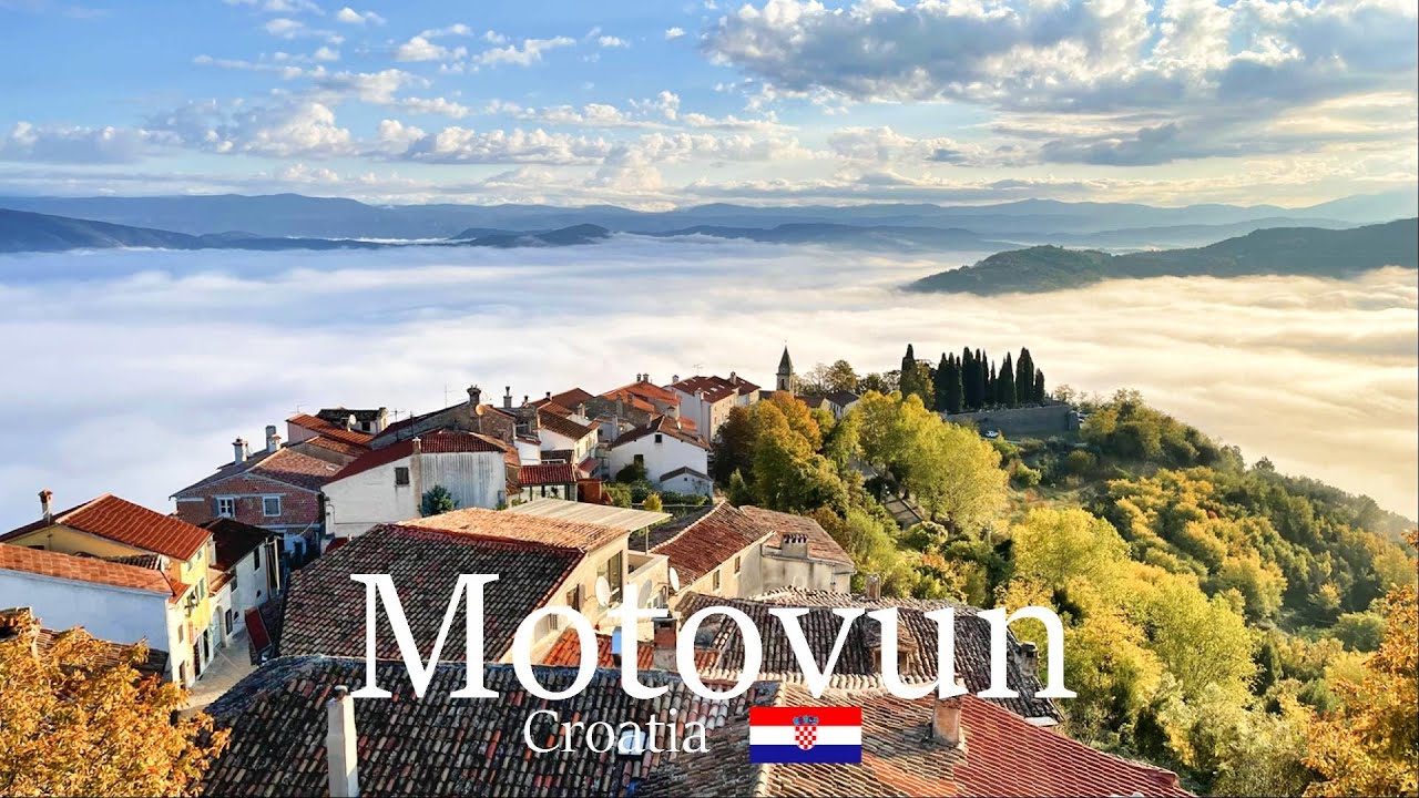 Хорватия Vlog | Мотовун, город в небе над морем облаков │ Средневековый город, спрятанный на холме
