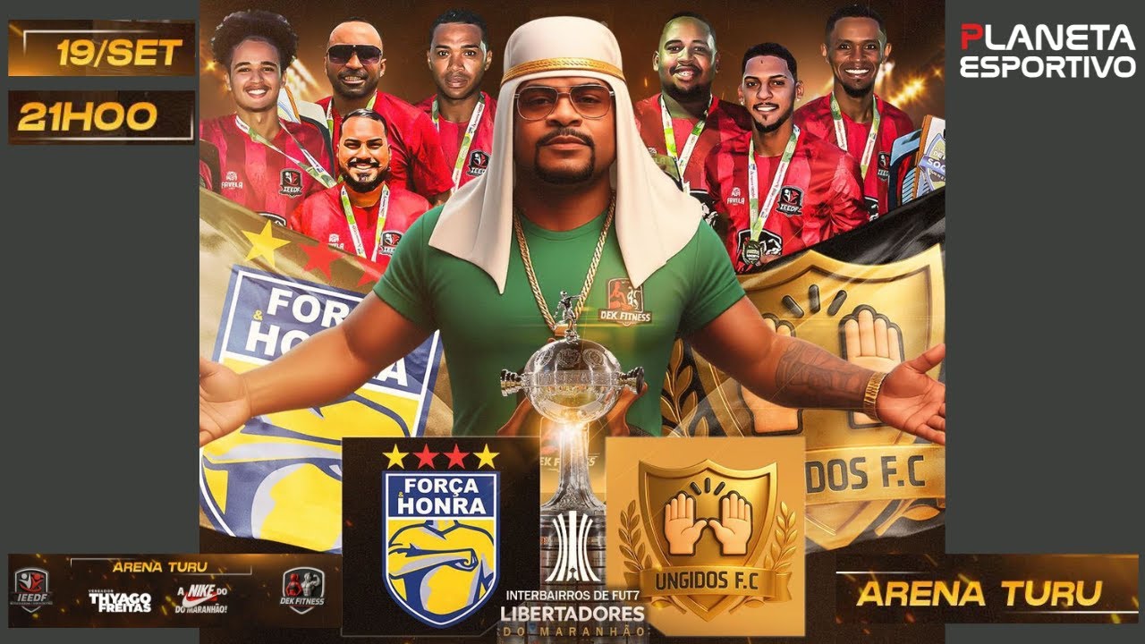 AO VIVO FOR&Ccedil;A E HONRA X UNGIDOS | INTERBAIRROS DE FUT7 - 19/09/2025