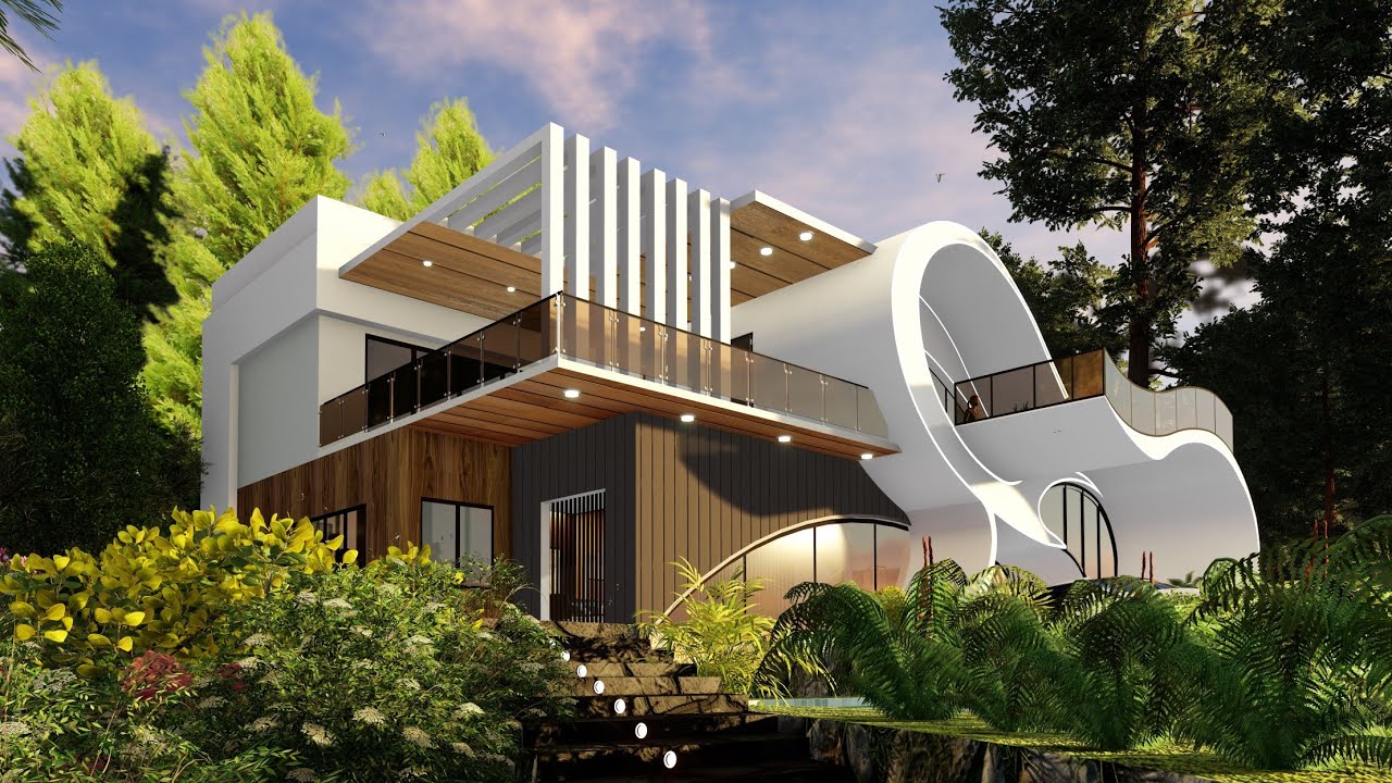 Luxury Parametric Residential House | Modern 3D Architectural Visualization