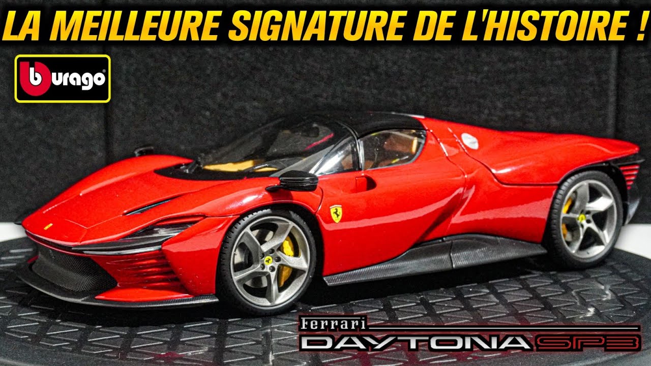 Voici la MEILLEURE Bburago Signature de L'histoire ! UNBOXING de la Ferrari Daytona SP3 1/18 ème !