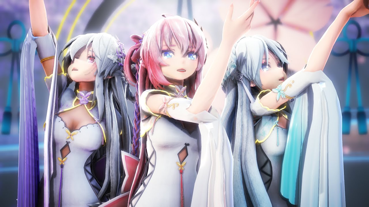【MMD】桃源恋歌-Tougen Renka-【Luka×Haku×言和】