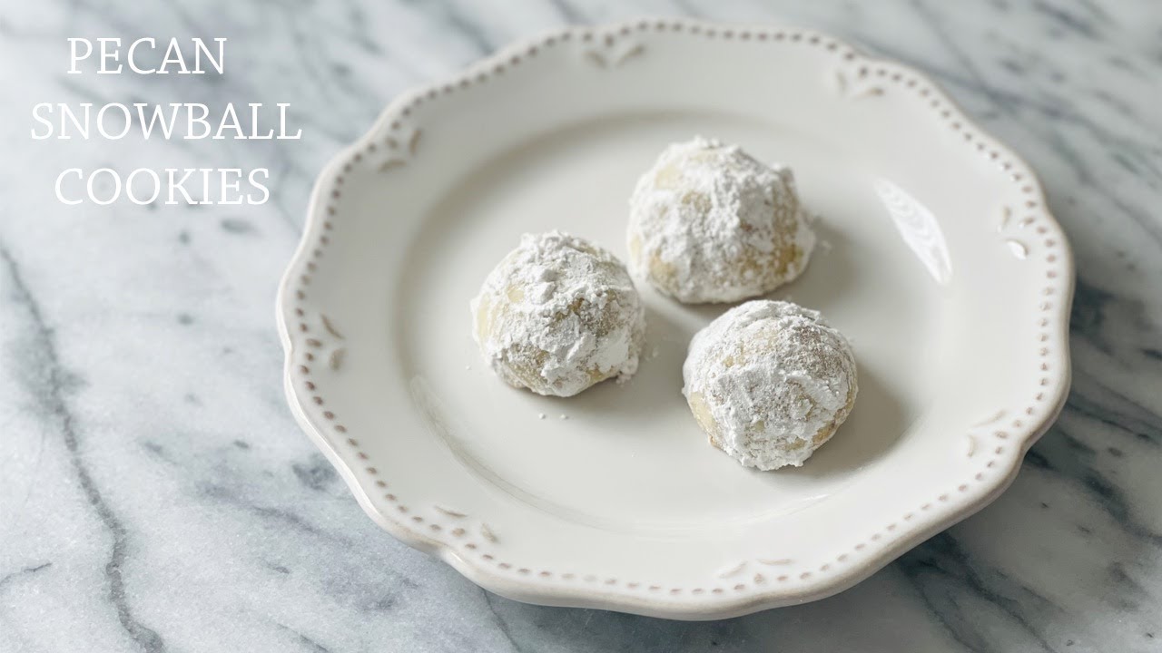 Irresistible Pecan SnowBall Cookie Recipe! (Christmas Cookies)
