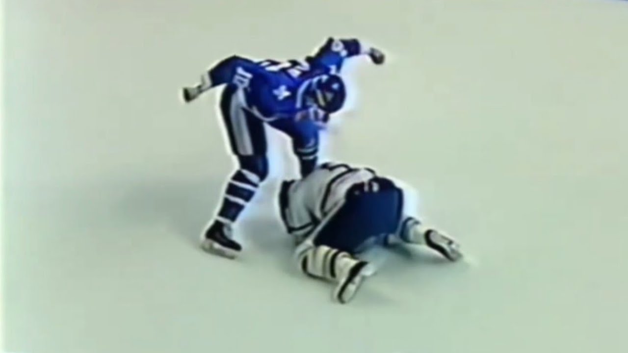 Nordiques - Sabres rough stuff 4/14/85