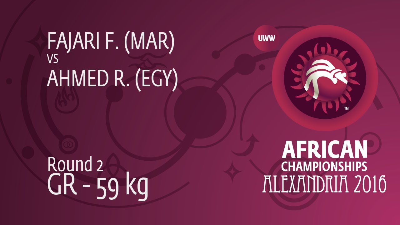 Round 2 GR - 59 kg: R. AHMED (EGY) df. F. FAJARI (MAR) by TF, 0-0