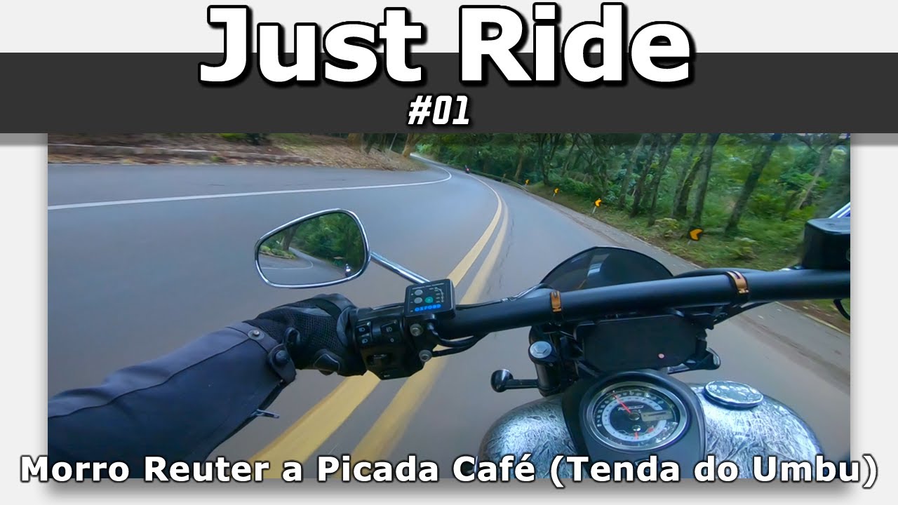 JustRide 01 - Morro Reuter a Picada Caf&eacute; (Tenda do Umbu) - Triumph Thunderbird Storm [RAW]