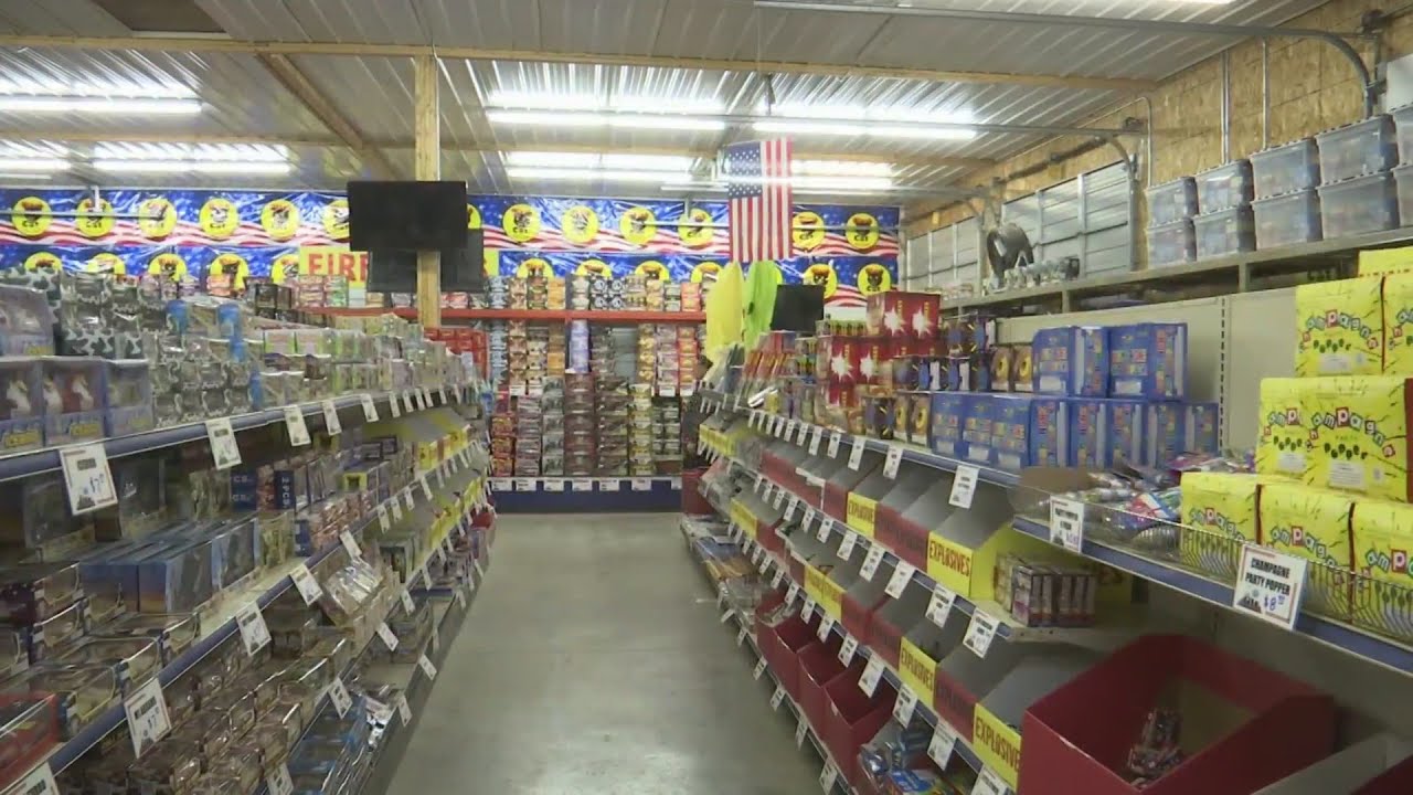 Fireworks sales during New Year's