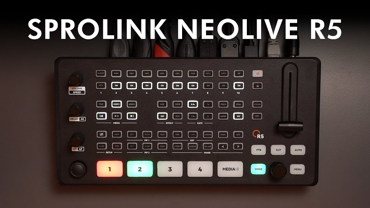 Sprolink NeoLive R5 ve R5S Video Mikser Detaylı İnceleme