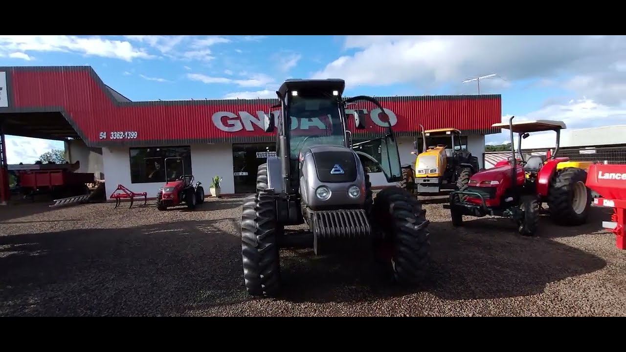 TRATOR AGRALE 5105, 4x4 com ajuste de braços hidráulicos eletricos