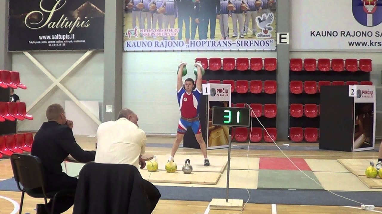 European championship U-18 kettlebell sport 2015 Kaspirskii Nikita