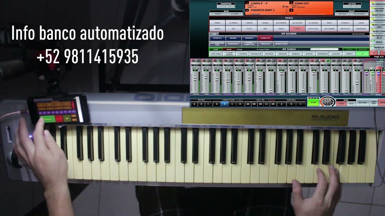 BANCO AUTOMATIZADO KONTAKT PARA TOCAR EN VIVO CON SAMPLES