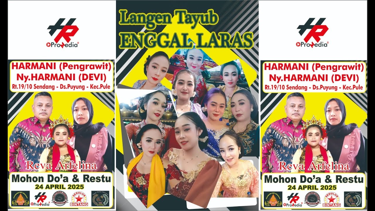 LIVE 1 LANGEN TAYUB ENGGAL LARAS DI RUMAH BPK.HARMANI /IBU.DEVI PUYUNG PULE TRENGGALEK