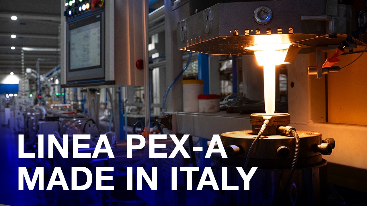 La Nostra nuova LINEA PEX-A! Primi in italia a produrre tubi Pex-A completamente MADE IN ITALY