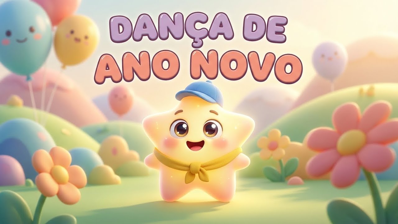 🎆 Dança da Virada 💃 | Música Infantil de Ano Novo para Crianças | Toca Estrelinha ⭐