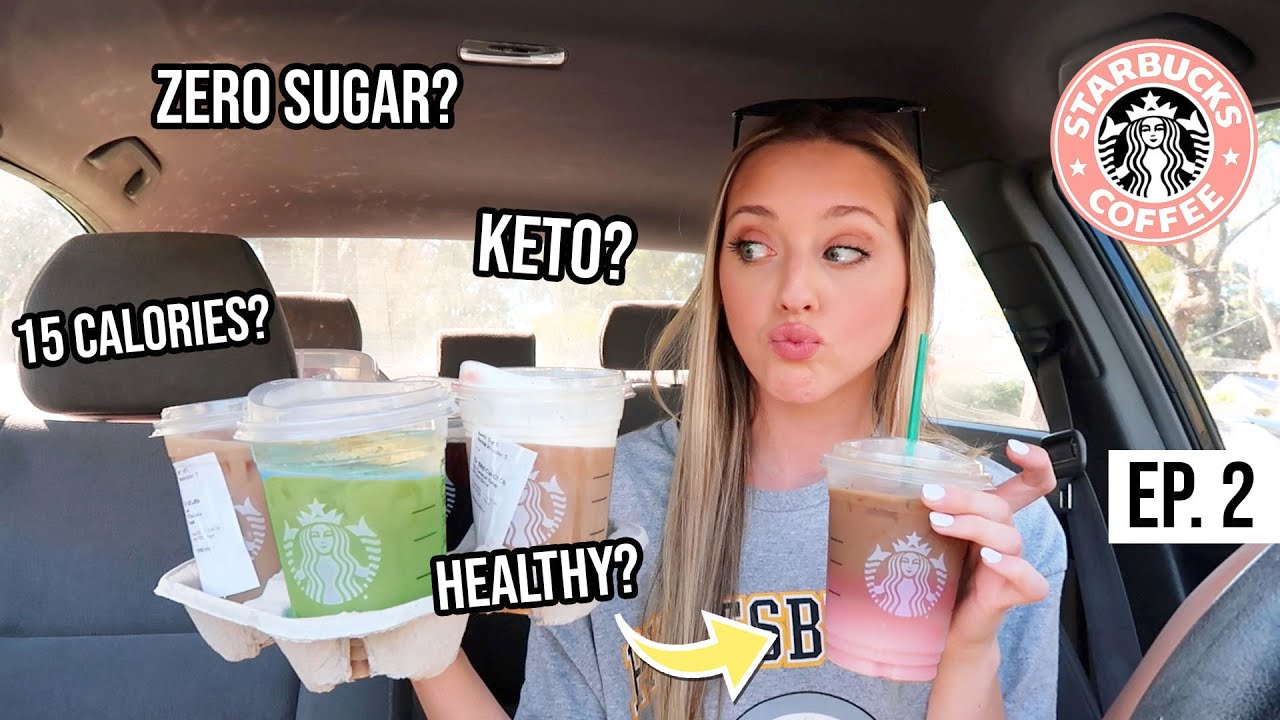 Trying my SUBSCRIBERS Healthy STARBUCKS Drinks