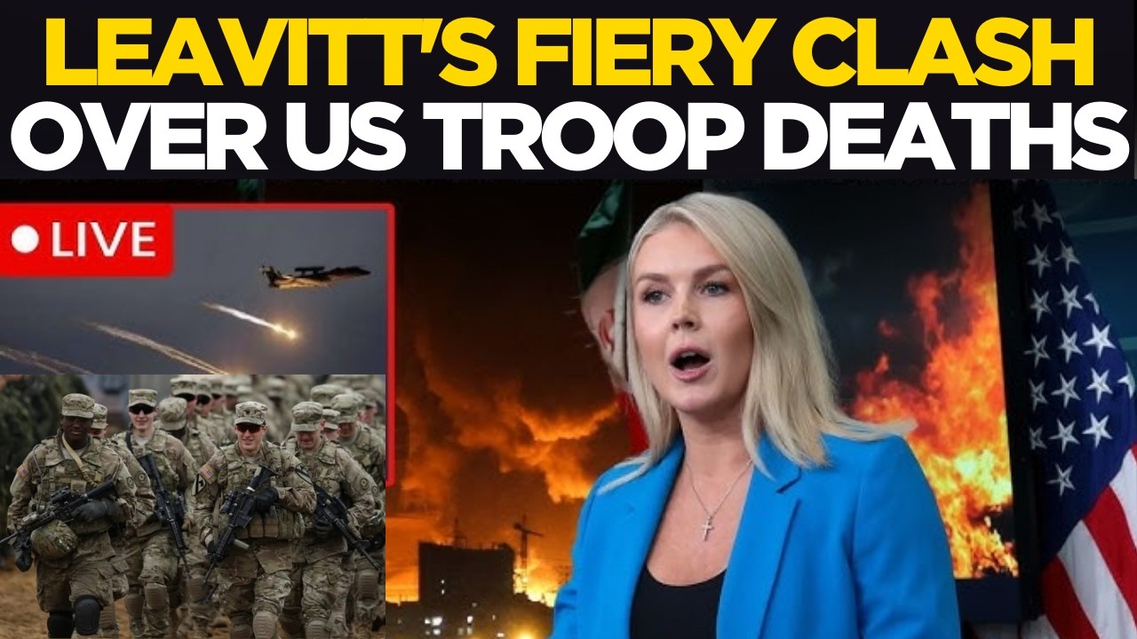 Karoline Leavitt LIVE: ‘You Doubt The President? Go To Iran &…’: Trump’s Secy Loses Cool | US News