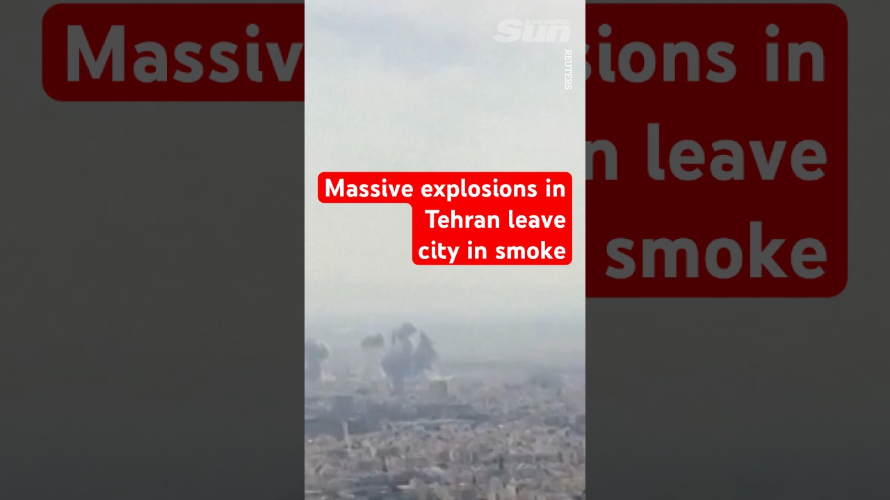 Massive explosions in Tehran leave city in plumes of smoke