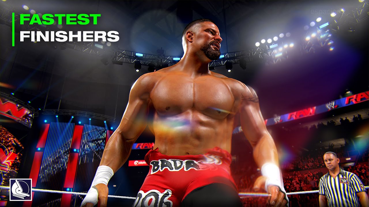 WWE 2K25: Топ-30 самых быстрых финишеров (с реверсами!)