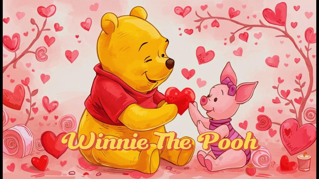 Winnie the Pooh & Piglet Valentine’s Day Love and Friendship