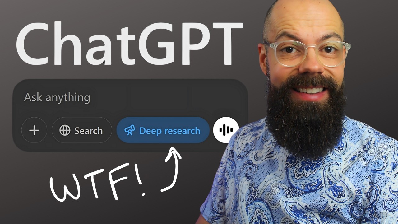 How to Use ChatGPT&rsquo;s Deep Research to Save HOURS on Research