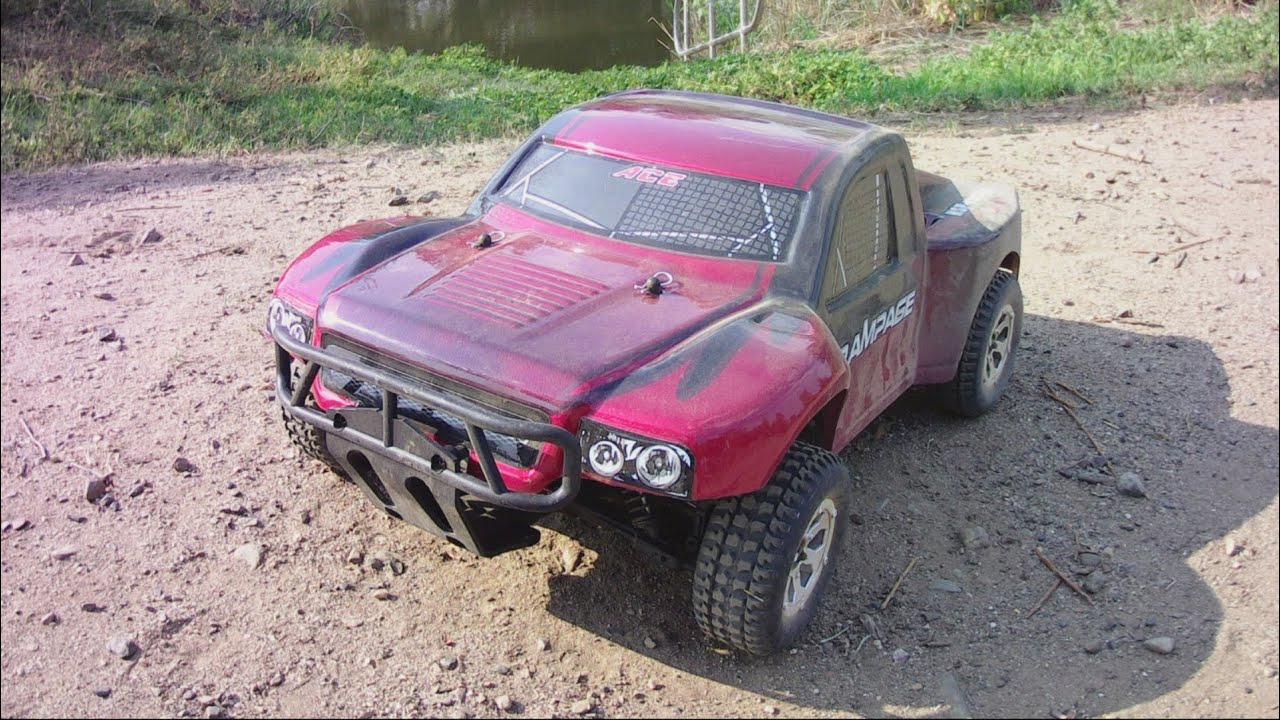 CHEAP RC Short Course Truck!! - HSP RAMPAGE ACE 1/10th scale Brushless SCT - RC ESCAPES