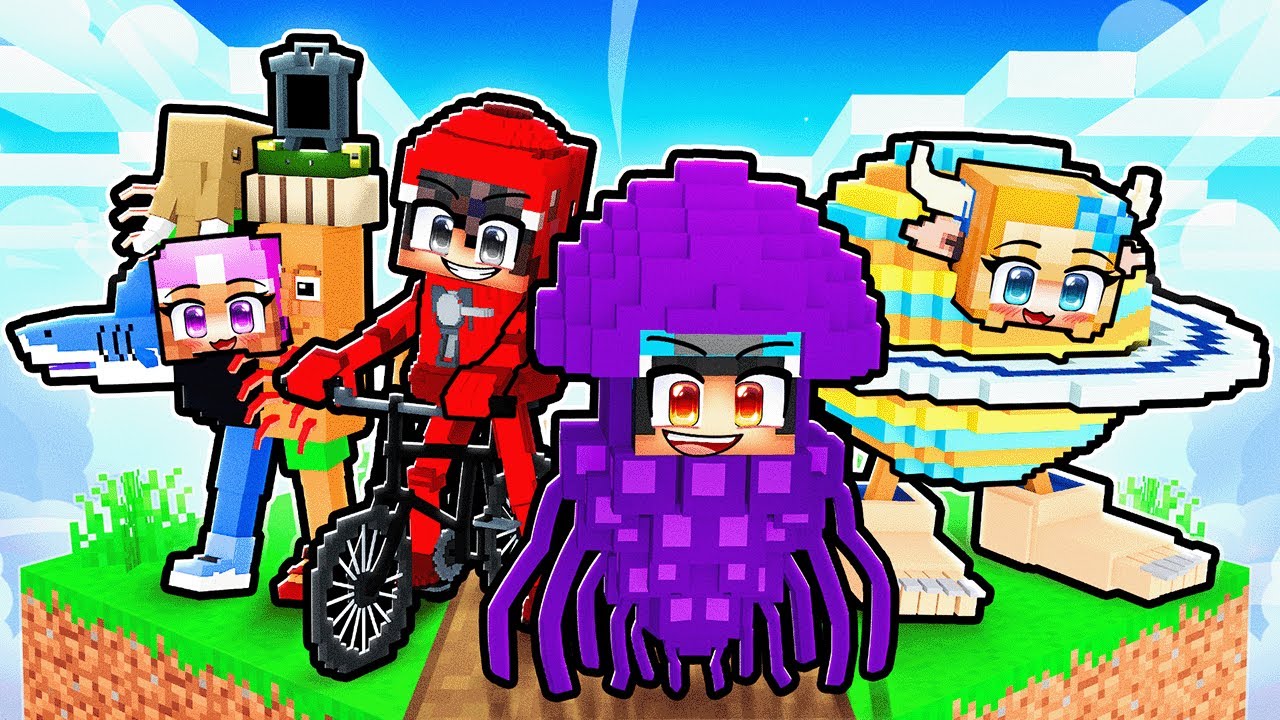 Surviving One SECRET BRAINROT Block in Minecraft…